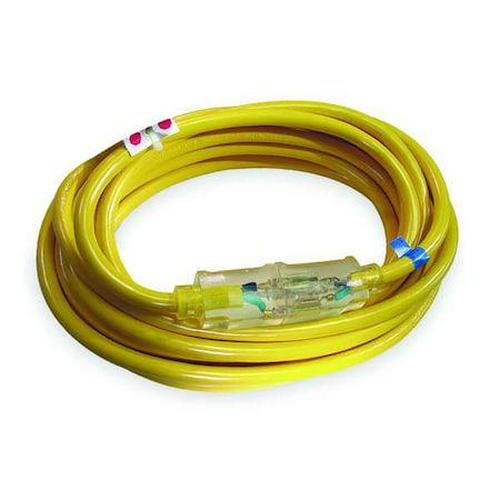 Power First 100 ft. 14/3 Lighted Extension Cord SJTOW