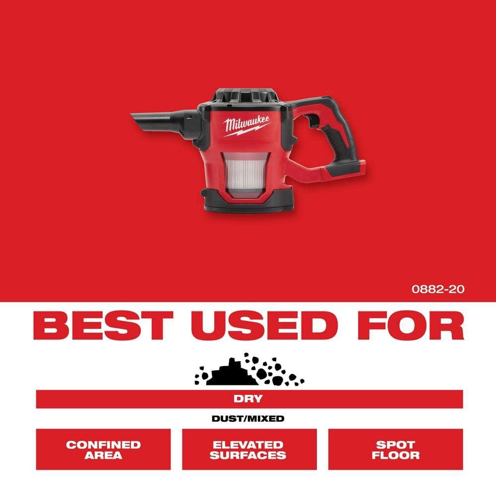 Milwaukee M18 Compact Vacuum (Bare Tool)