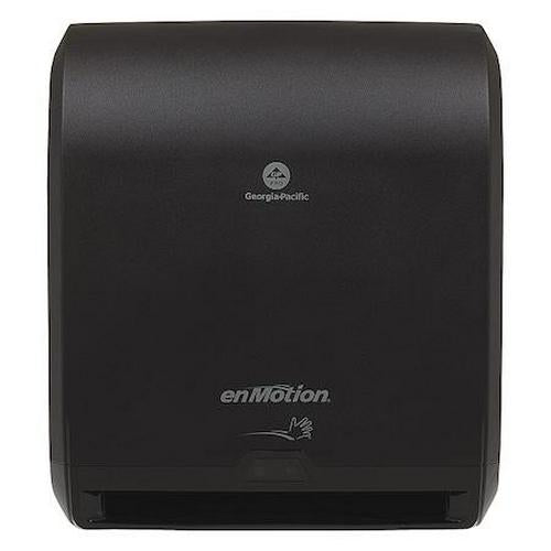 enMotion Touchless Paper Towel Dispenser, Wall Mount, Black, For 1-3/4 in Dia x 10 in W Paper Towels